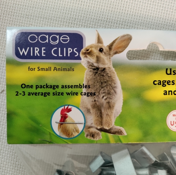 Cage wire clips for small animals - Picture 5 of 9